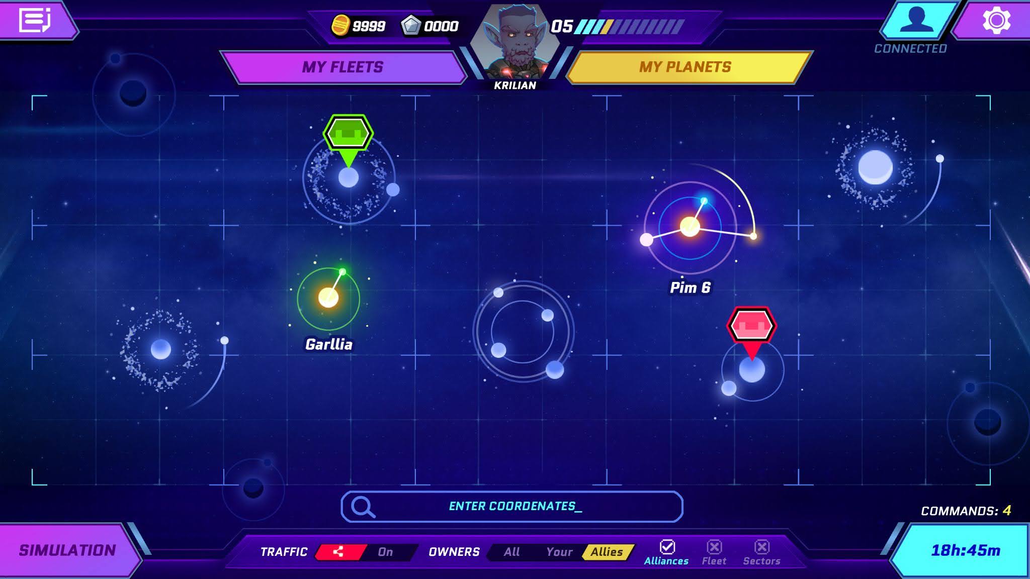 Conquest Galaxy Map